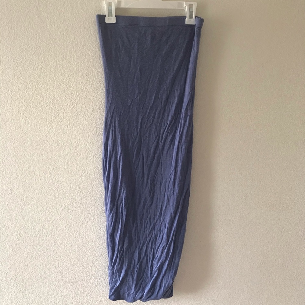 FASHION NOVA POWDER BLUE TUBE DRESS